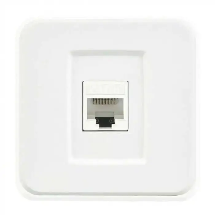 Tekli Data Prizi (RJ45 Cat6), Beyaz