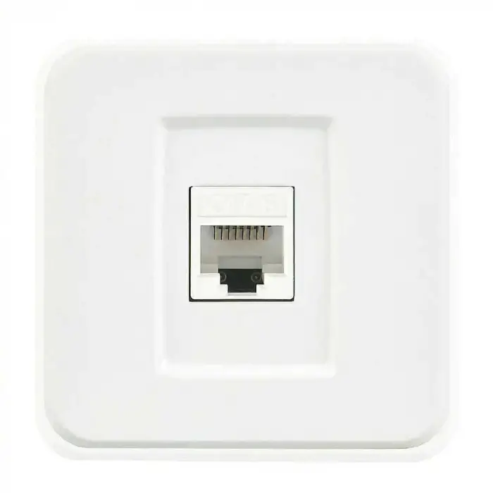 Tekli Data Prizi (RJ45 Cat6), Beyaz