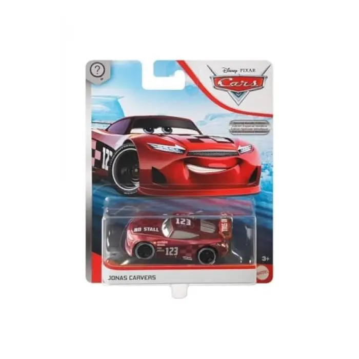 Tekli Karakter Aracı Jonas Carvers, 1:55 Ölçek, Kırmızı