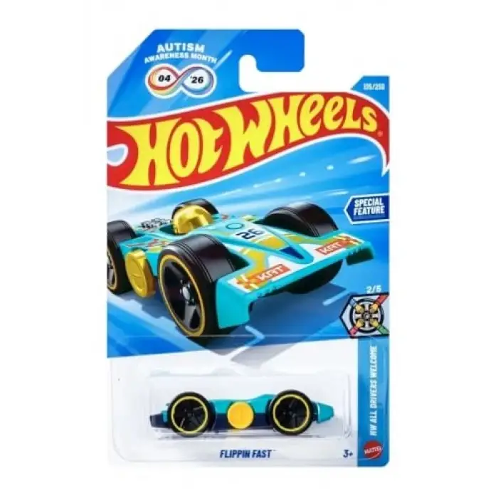 Tekli Oyuncak Araba Flıppın Fast JJJ88 (Kısa Kart)