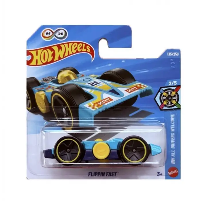 Tekli Oyuncak Araba Flıppın Fast JJJ88 (Kısa Kart)