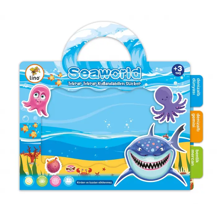 Tekrar Tekrar Kullanılabilen Sticker Seaworld