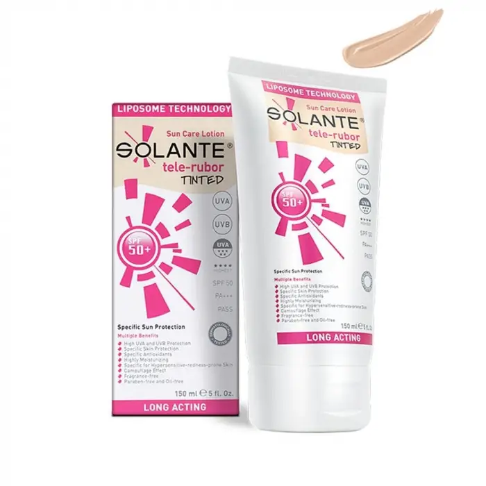 Telerubor SPF50 Losyon, 150 ml, 1 Paket