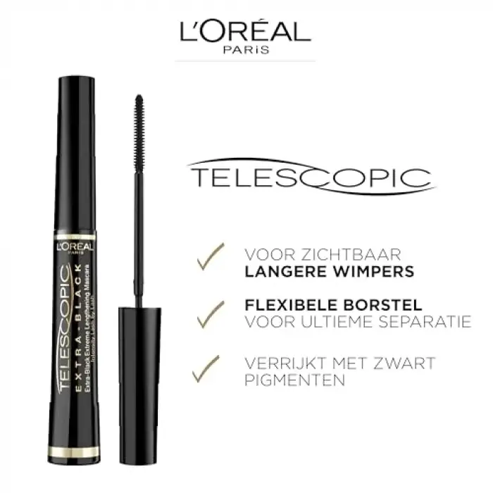 Telescopic Carbon Black Maskara - Extra Siyah