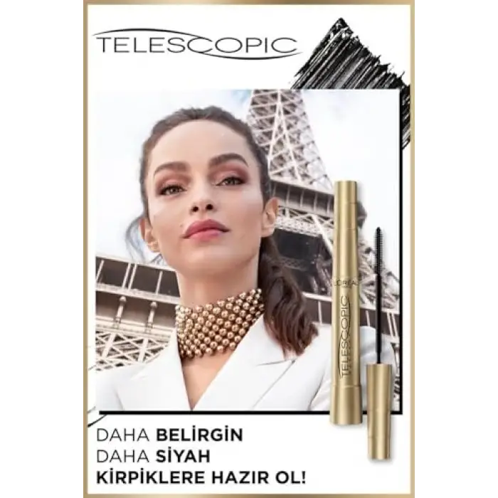 Telescopic Siyah Maskara 2li Set