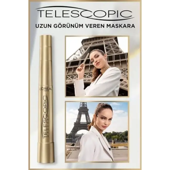Telescopic Siyah Maskara 2li Set