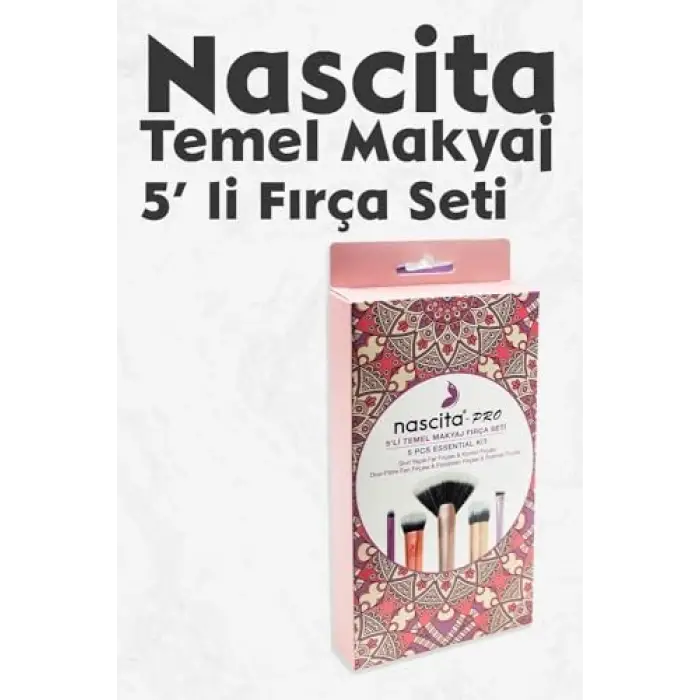 Temel Makyaj 5li Fırça Seti