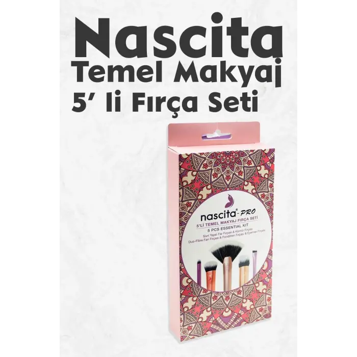 Temel Makyaj 5li Fırça Seti