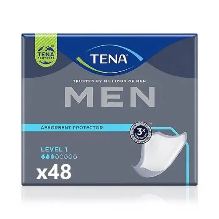 Tena Men Level 1 Erkek Mesane Pedi, 48 Adet
