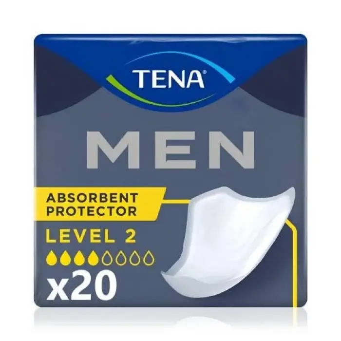 Tena Men Level 2 Erkek Mesane Pedi, 20 Adet