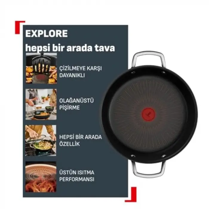 Tencere, Explore Fusion Core Kısa 28 cm IN