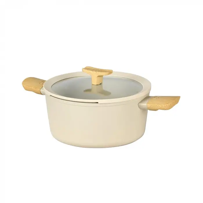 Tencere, Leo Balance 24 CM Krem
