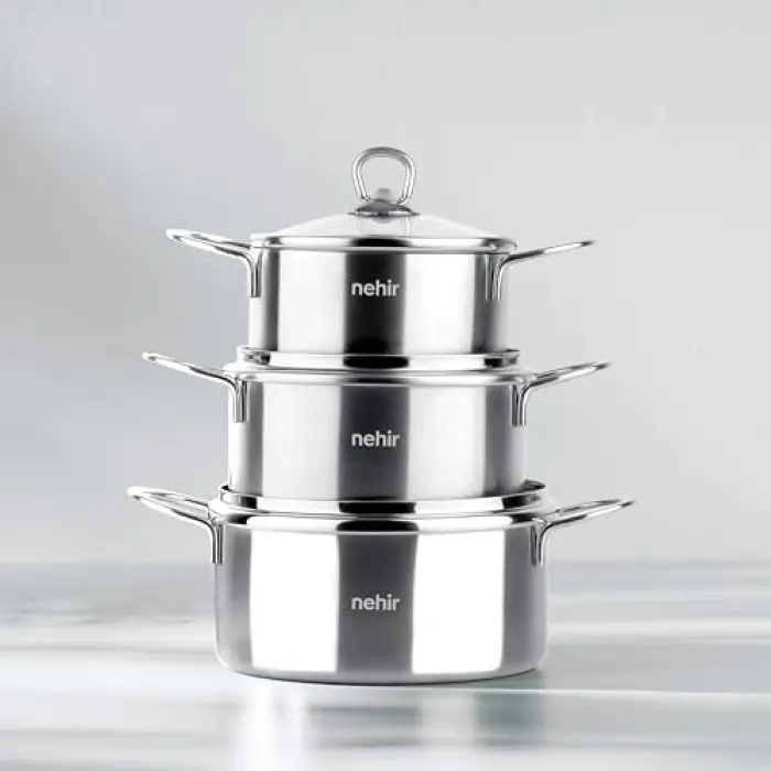 Tencere, Silver 6 Parça Paslanmaz Çelik Mini Seti (12-14-16 cm)