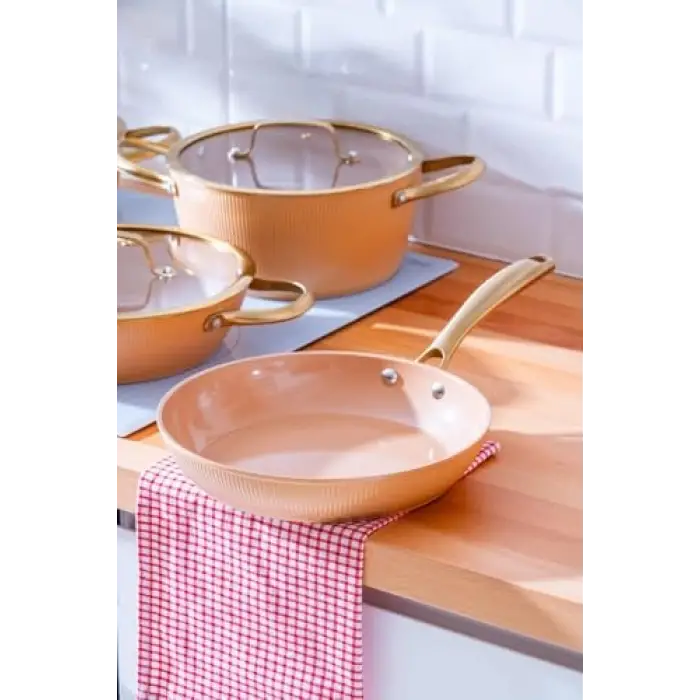 Tencere, Ultimate Pro 7 Parça Seti Rosegold Bft-06764