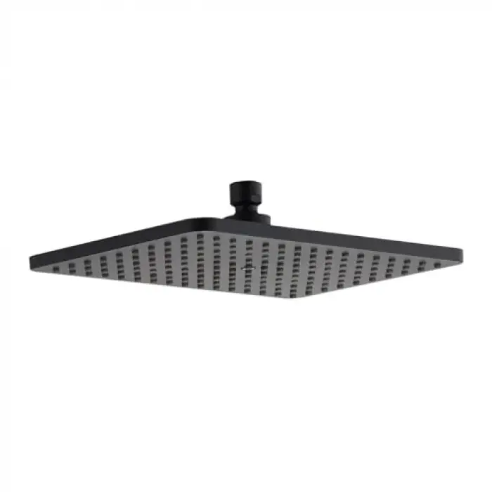 Tepe Duş Başlığı 29,5x19 cm KTD122 (Mat Siyah)