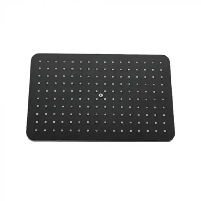 Tepe Duş Başlığı 29,5x19 cm KTD122 (Mat Siyah)