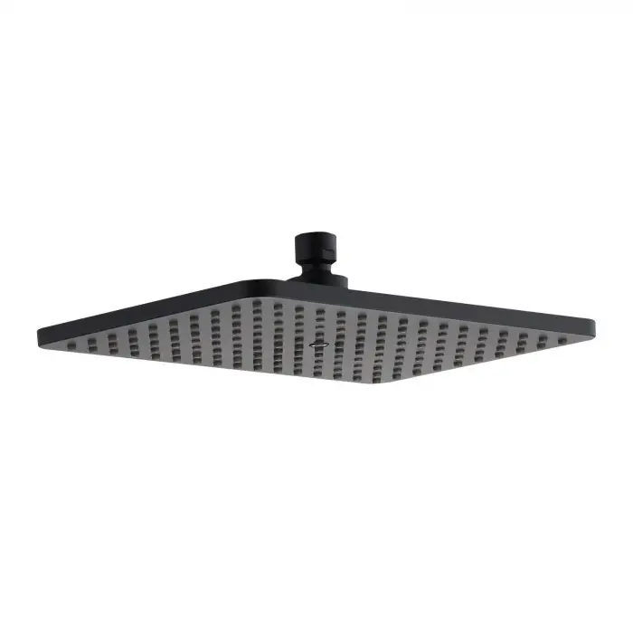 Tepe Duş Başlığı 29,5x19 cm KTD122 (Mat Siyah)