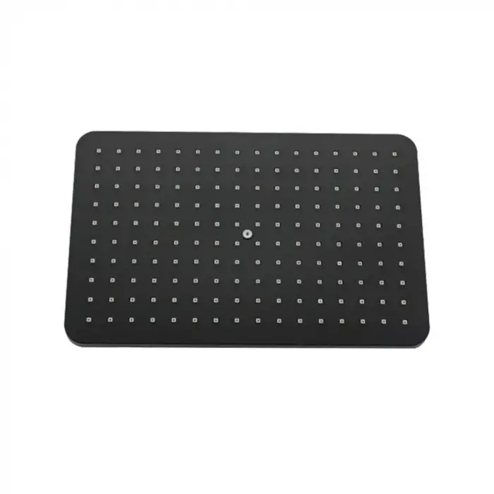 Tepe Duş Başlığı 29,5x19 cm KTD122 (Mat Siyah)