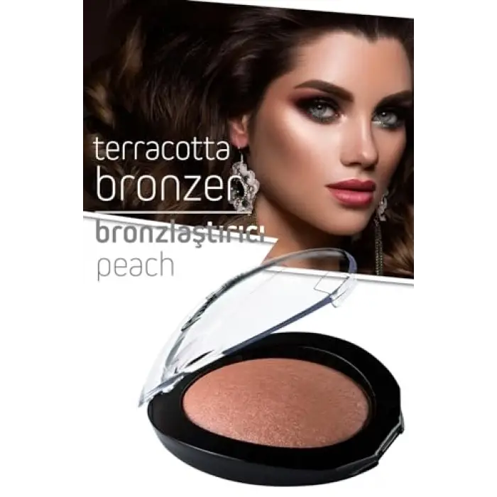 Terracotta Bronzer - Bronzlaştırıcı Pudra - Peach - 215
