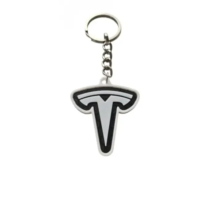 Tesla 3D Baskı Logolu Anahtarlık