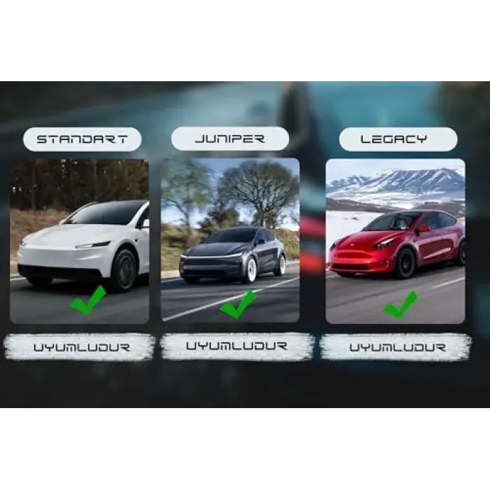 Tesla Model 3/Y/Juniper/Standart Uyumlu Performans Pedal Seti