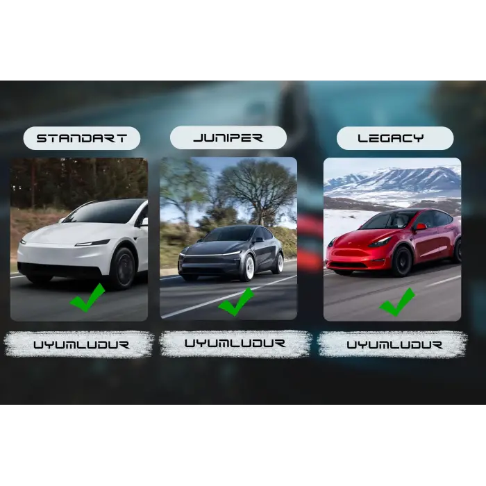 Tesla Model 3/Y/Juniper/Standart Uyumlu Performans Pedal Seti