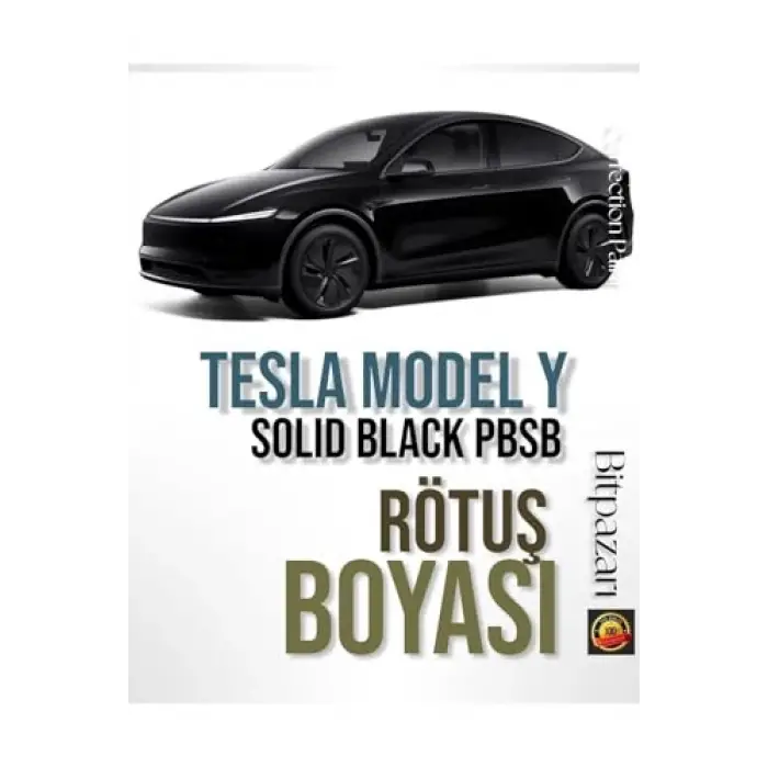 Tesla Model Y Solid Black Pbsb Rötuş Boyası 25 ml, TESLAYPBSBff