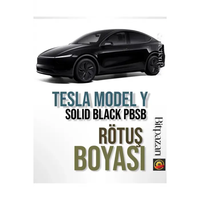 Tesla Model Y Solid Black Pbsb Rötuş Boyası 25 ml, TESLAYPBSBff