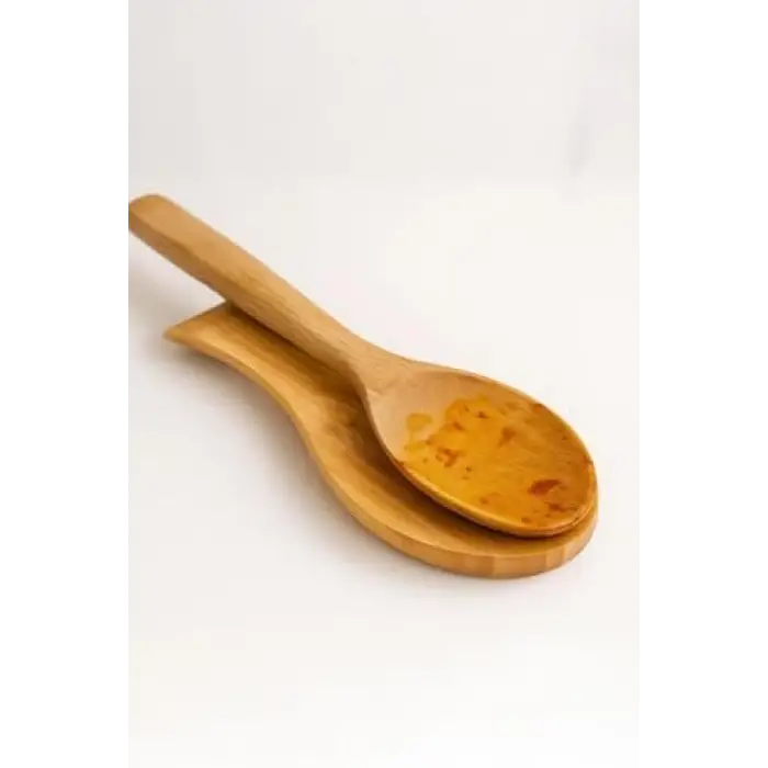 Tezgah Üstü Bambu Uzun Kirli Kaşıklık