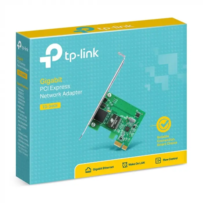 TG-3468, 10/100/1000Mbps Gigabit PCI Express Network Adaptör