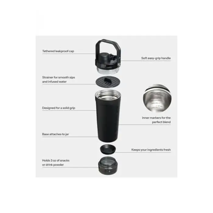 The Activate Shaker 0.6L; 20oz Azure Termos Mavi