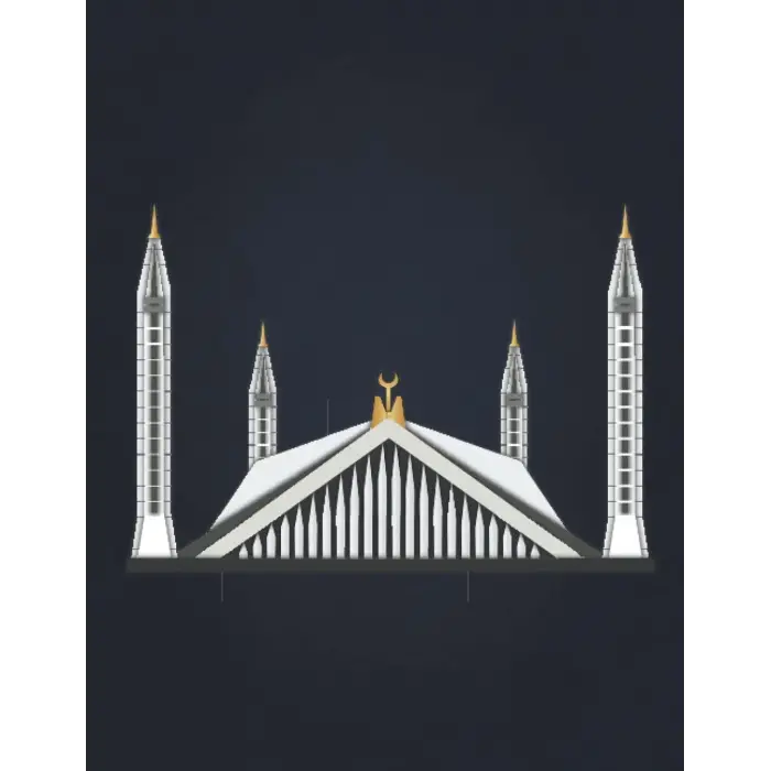 The Faisal Masjid At Night Journal