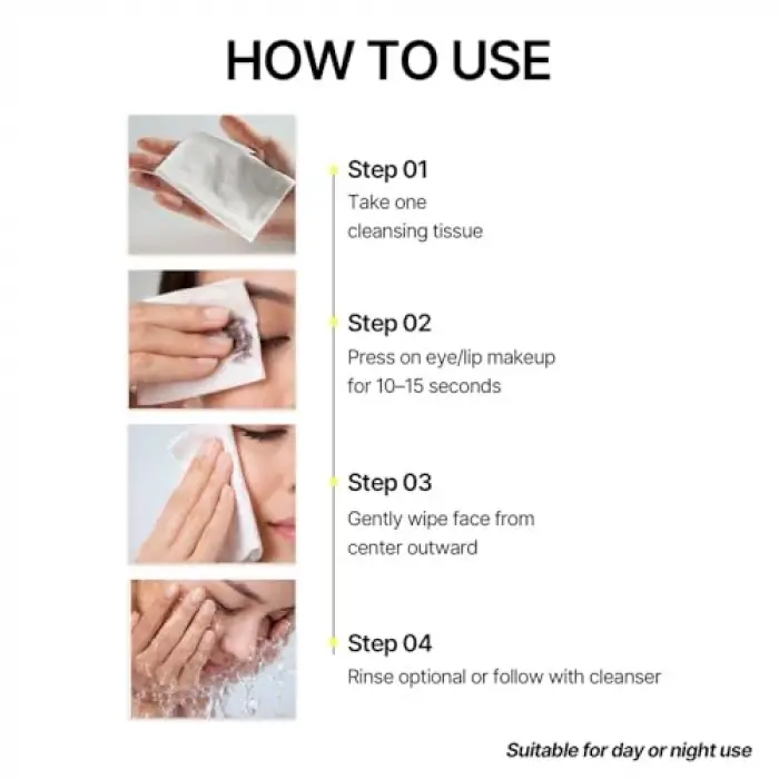 The Perfect Cleansing Tissue Plus - Tek Adımda Cilt ve Makyaj Temizleme Mendili