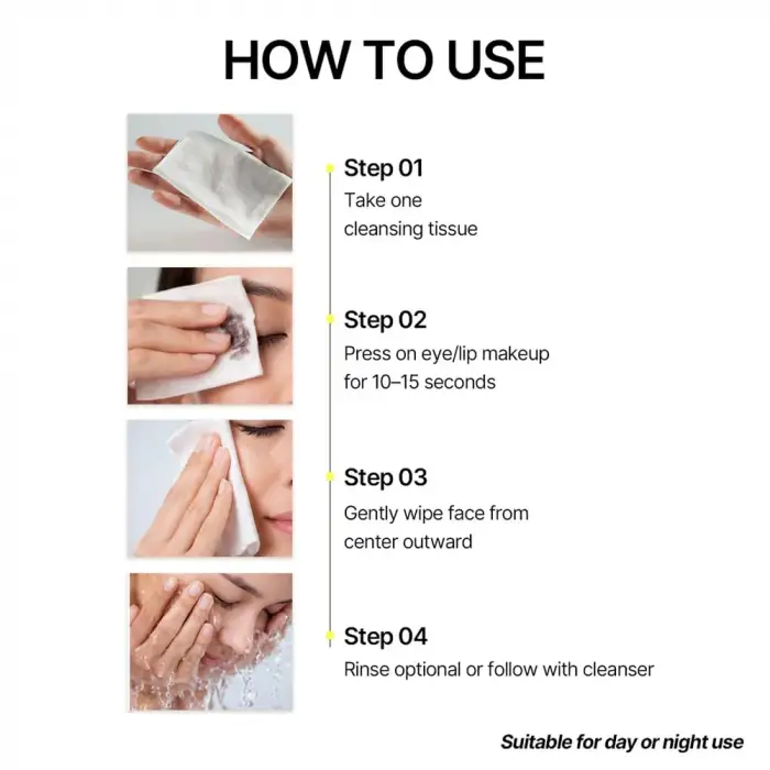The Perfect Cleansing Tissue Plus - Tek Adımda Cilt ve Makyaj Temizleme Mendili
