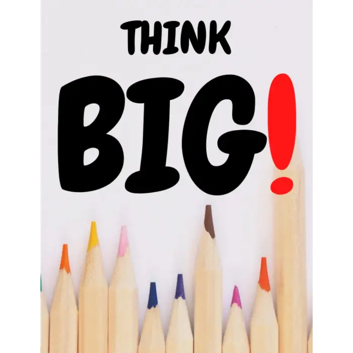 THINK BIG! Pencil Sketch Pad: sketch pad