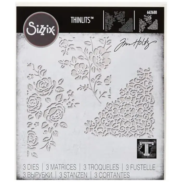 Thinlits Geschenkgutscheinbeutel Tim Holtz Çelik Delgeç Şablonları, Çok Renkli, 19.1 X 14.4 X 0,4 cm
