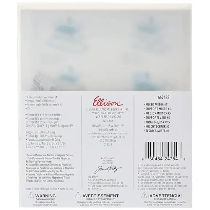 Thinlits Geschenkgutscheinbeutel Tim Holtz Çelik Delgeç Şablonları, Çok Renkli, 19.1 X 14.4 X 0,4 cm