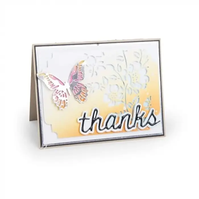 Thinlits Geschenkgutscheinbeutel Tim Holtz Çelik Delgeç Şablonları, Çok Renkli, 19.1 X 14.4 X 0,4 cm