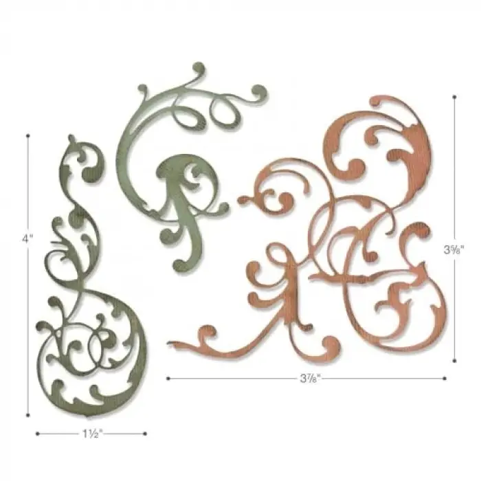 Thinlits Stanzformen Set 3PK Verzierte Ornamente