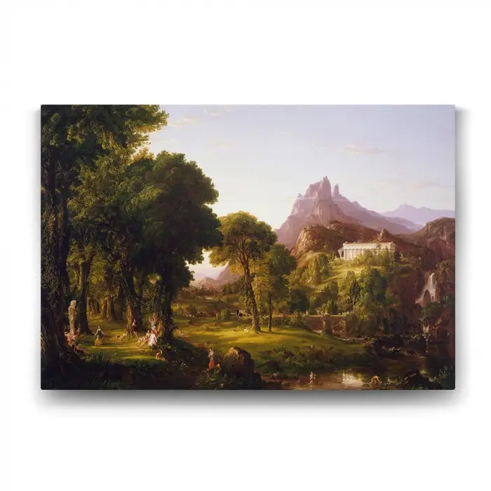 Thomas Cole - Dream of Arcadia Tablosu - 75x50cm