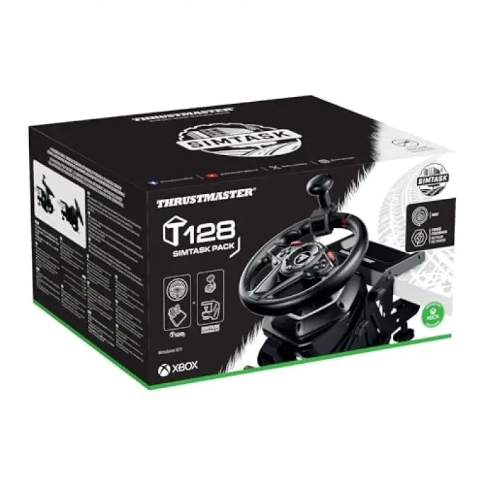 Thrustmaster T128 SimTask sei, T128 yarış direksiyonu, simülatör oyunları için direksiyon seti montaj sistemi (Xbox/PC)