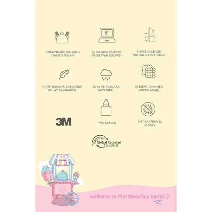 Tiara Pink Sırt Çantası