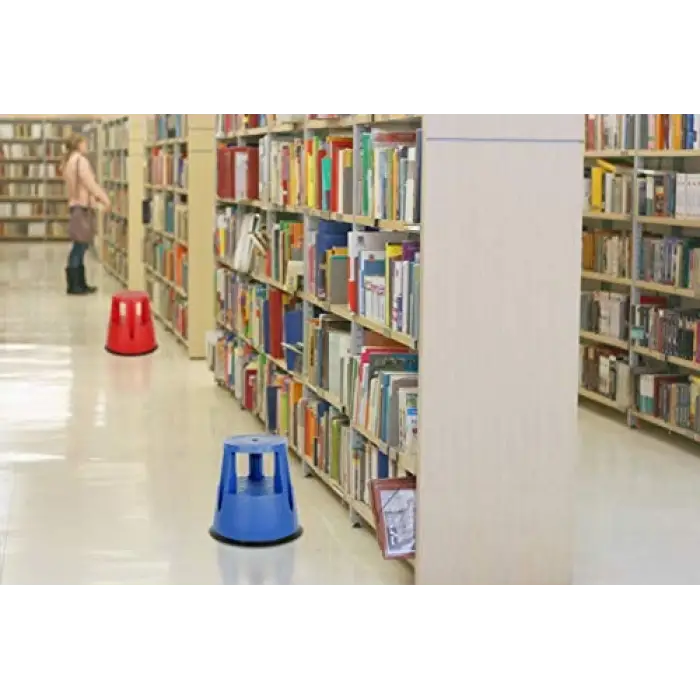 Tilki Dünyası Çift Katlı, Devrilmez Ve Kaymaz Tekerlekli Tabure, Gri