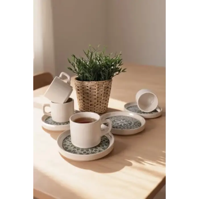 Timeless Green Stackable Çay Takımı 8 Parça 4 Kişilik 21975