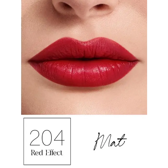 Timeless Mat Lipstick (Red Effect 204, Mat)