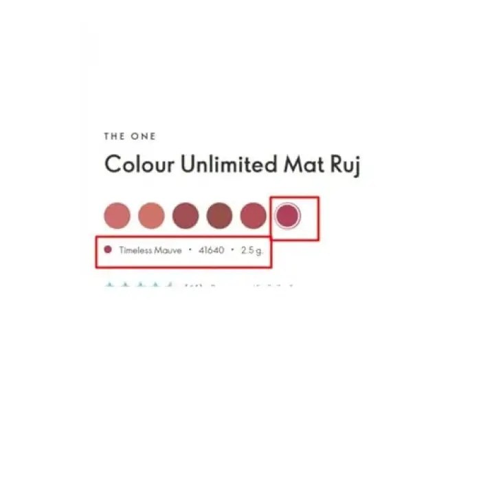 Timeless Mauve 41640 Mat Ruj