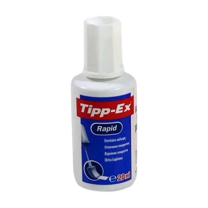 Tipp-Ex Rapid Sıvı Silici Daksil, 20ml, Beyaz