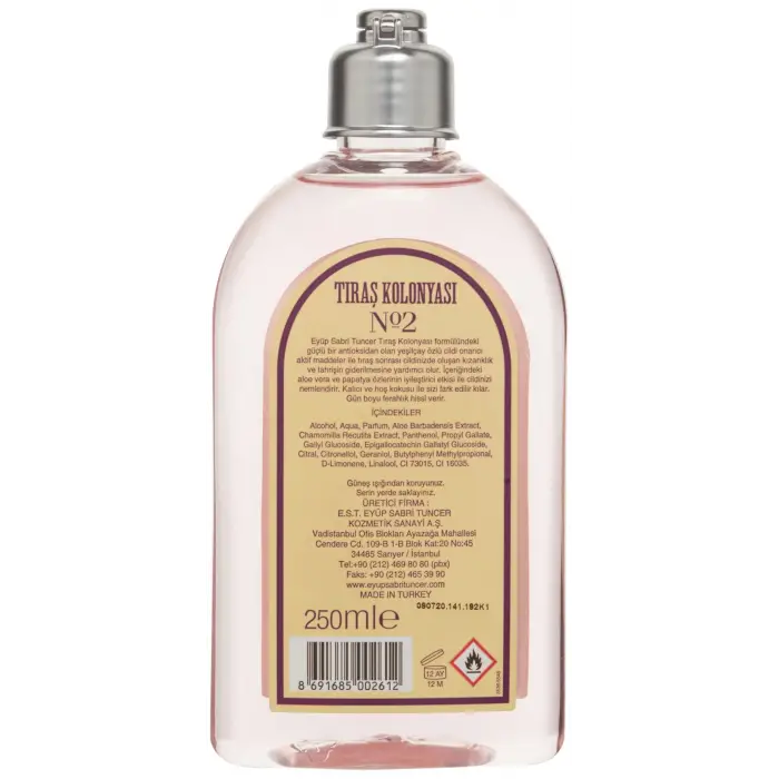 Tıraş Kolonyası No2 250 ml
