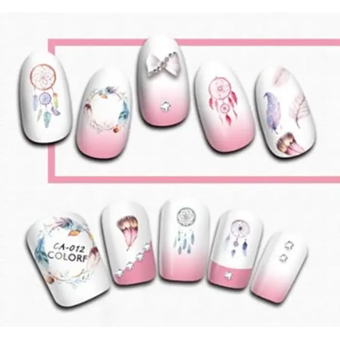 Tırnak dekor stickerı