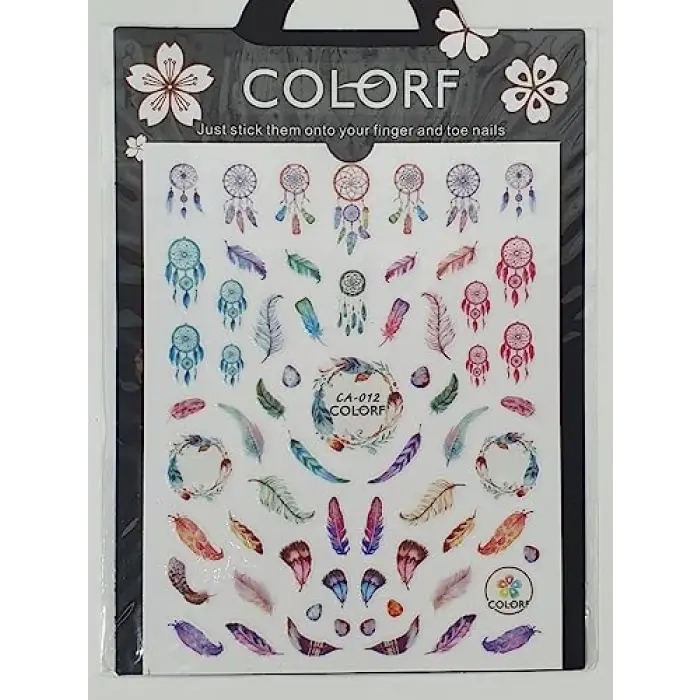 Tırnak dekor stickerı